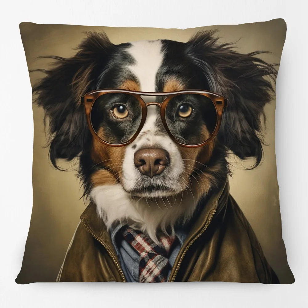 Cushion Cover Funky Farm Vintage Animals | Fox Highland Cow Sheep Alpaca Goat Donkey Horse