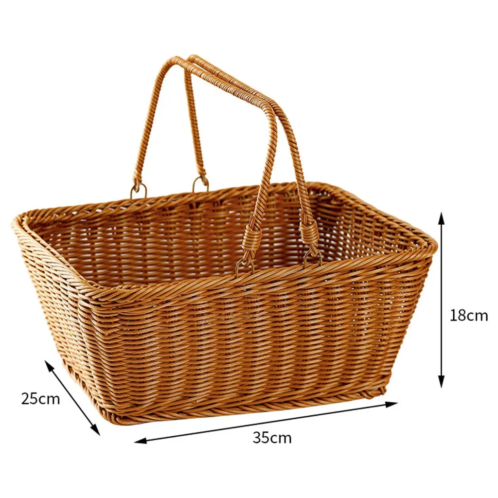 Basket Wicker Farmhouse