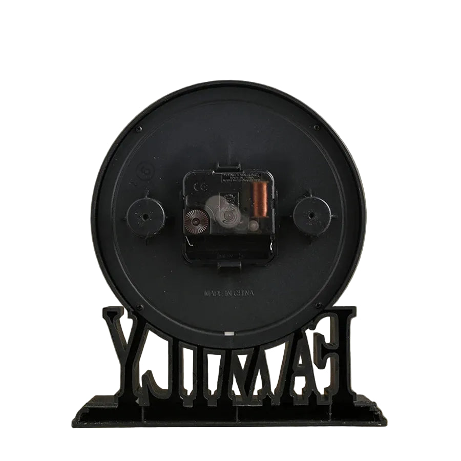 Vintage FAMILY Table Clock | Silent Black Mantel & Desk Clock | Farmhouse Home Decor Gift