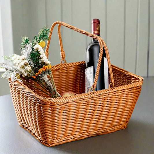 Basket Wicker Farmhouse