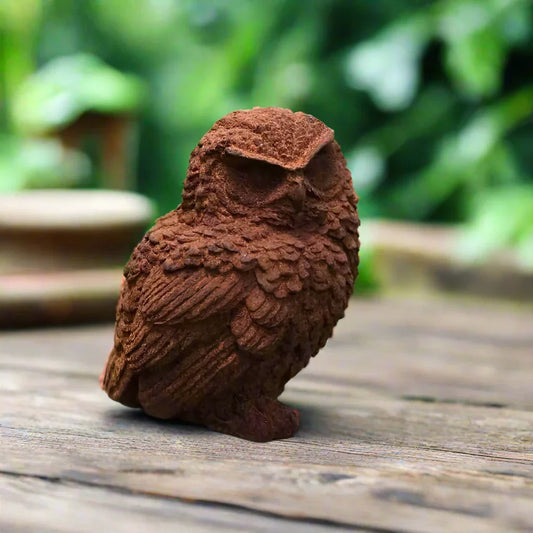 Owl Bird Rustic Cast Iron Ornament - The Renmy Store Homewares & Gifts