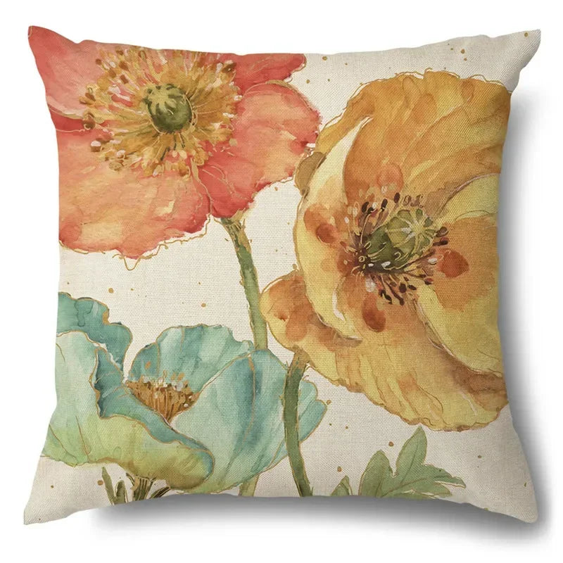 Cushion Cover Floral Rose Flower Butterfly Range