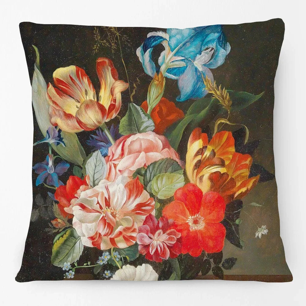 Cushion Cover Floral Flower Antique Classics
