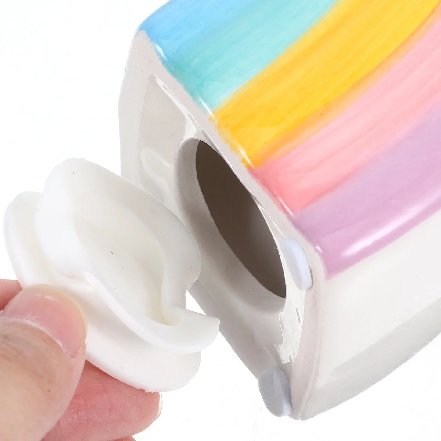 Rainbow Money Box Piggy Bank Savings Ornament - The Renmy Store Homewares & Gifts