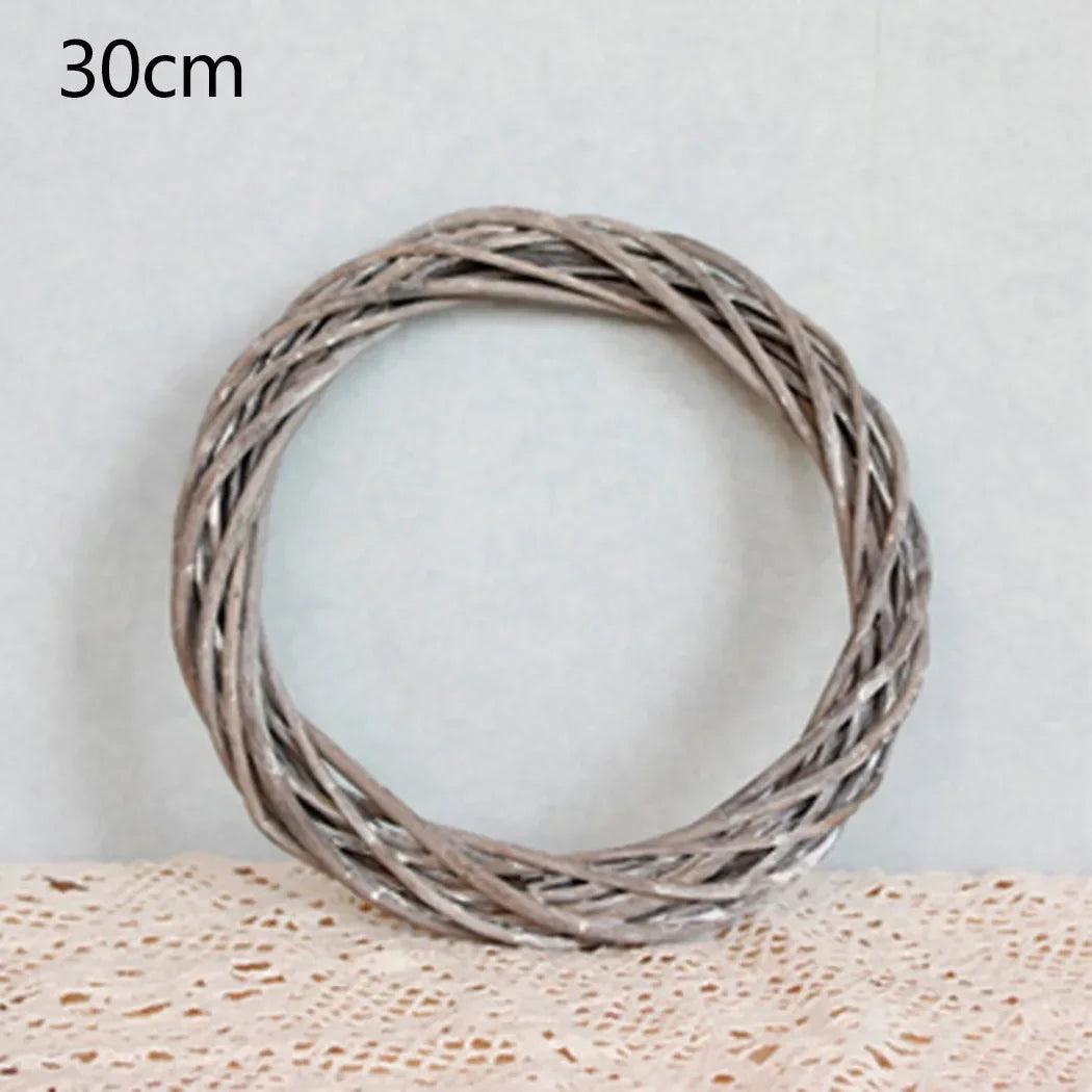 Rattan Garland Ring DIY Wicker 20cm 25cm 30cm