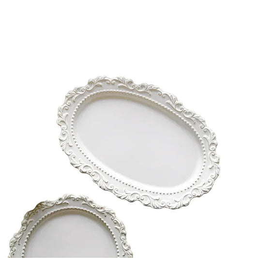 Cup Plate Bowl Vintage French Elegance Embossed - The Renmy Store Homewares & Gifts