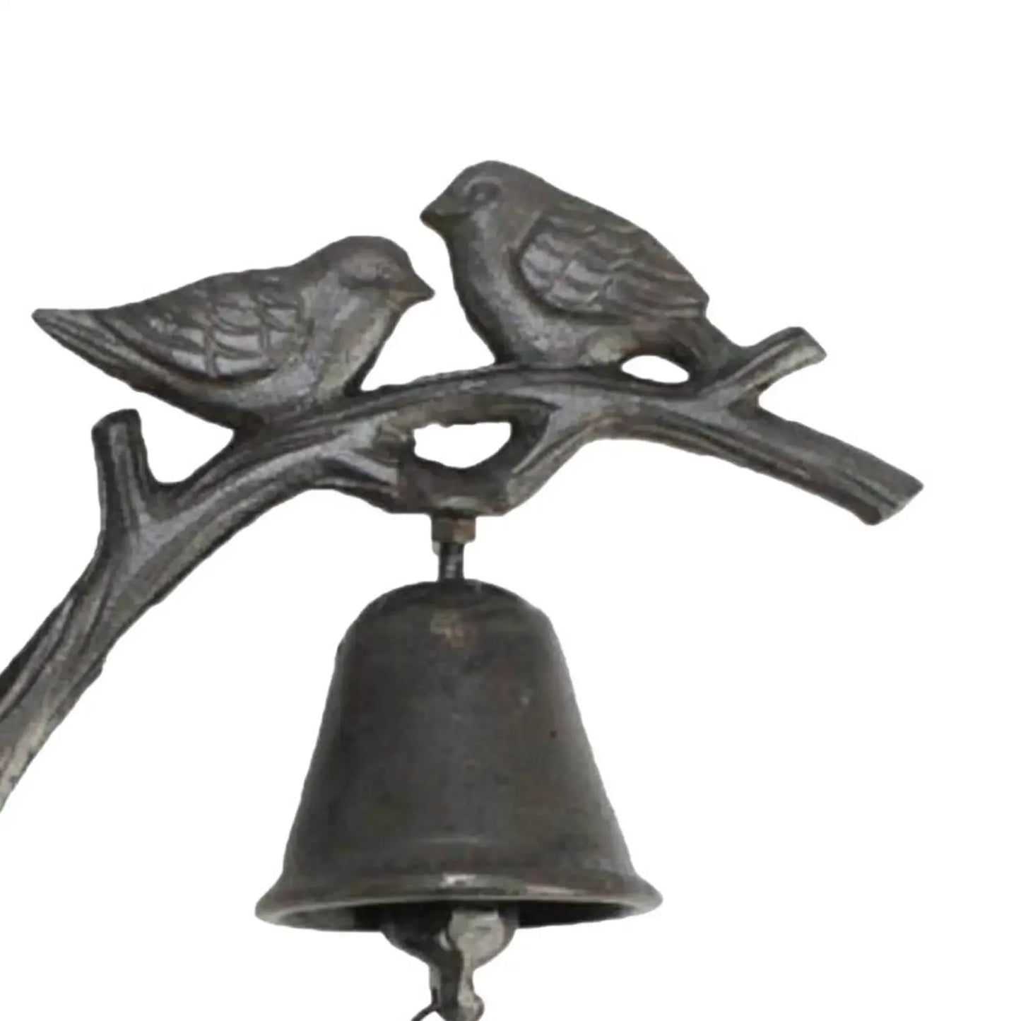 Cast Iron Doorbell Bird Pair - Vintage Door Bell Coastal Farmhouse