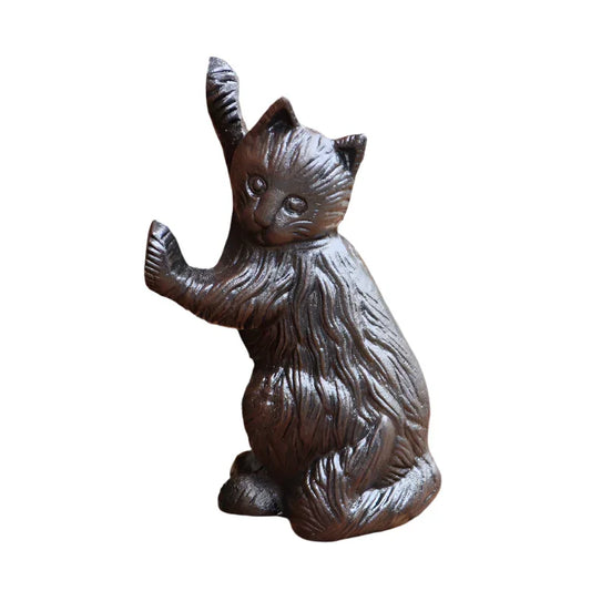 Cat Door Stop Cast Iron Decoration - The Renmy Store Homewares & Gifts