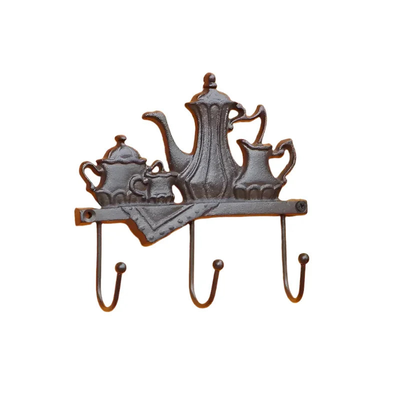 Hook Tea Cafe Kitchen Country Cast Iron - The Renmy Store Homewares & Gifts