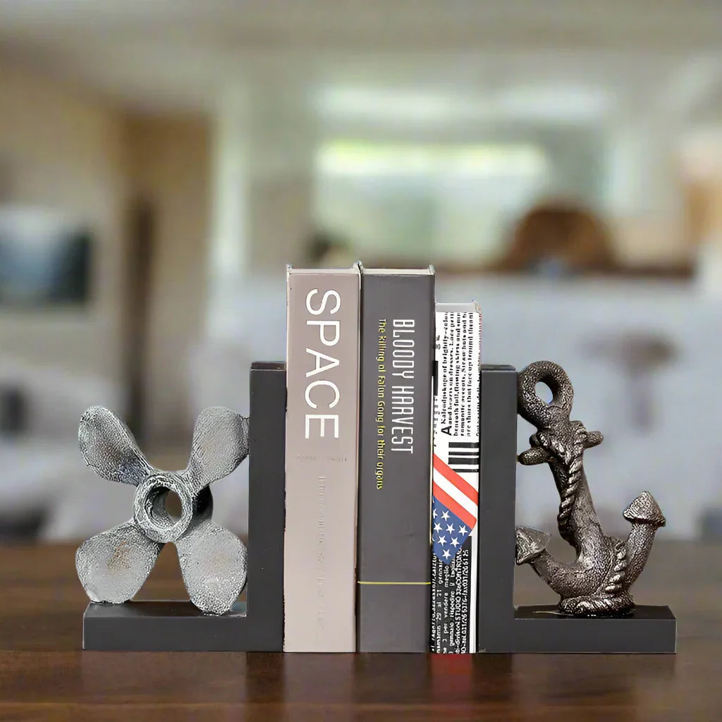 Bookend Nautical Boat Anchor Coastal - The Renmy Store Homewares & Gifts