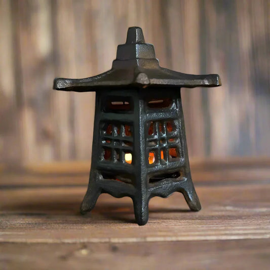 Candle Holder Asian Cast Iron Vintage - The Renmy Store Homewares & Gifts