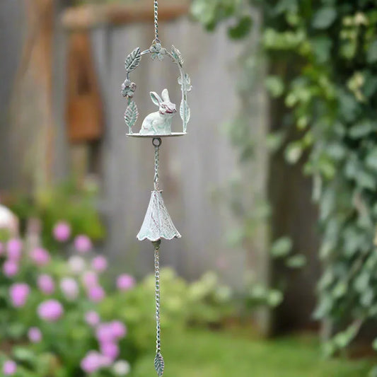 Rabbit Hanging Bell Vintage Iron - The Renmy Store Homewares & Gifts