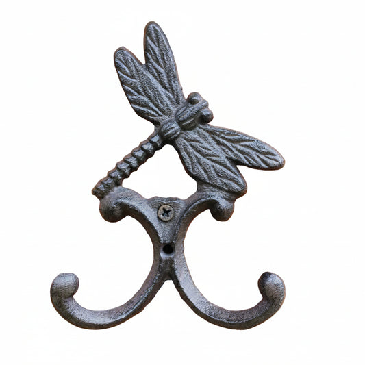 Cast Iron Hook | Dragonfly Cottage Decorative Wall Hook
