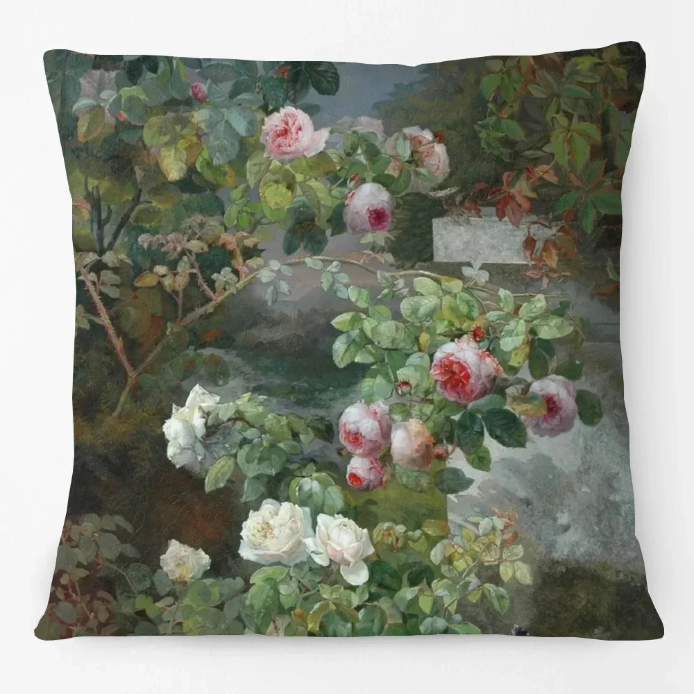 Cushion Cover Floral Flower Antique Classics