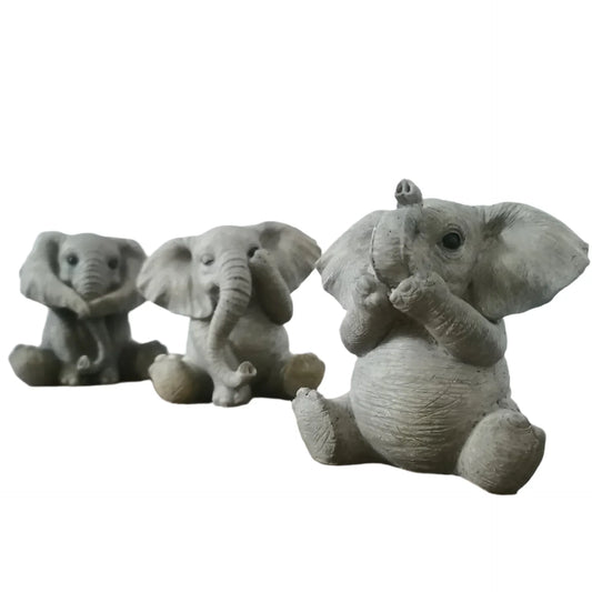 Elephant Cuties Ornament - The Renmy Store Homewares & Gifts