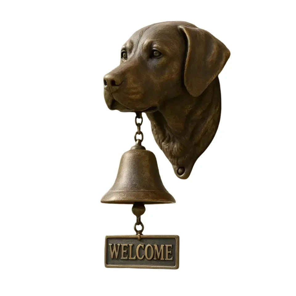 Labrador Dog Doorbell Welcome Bell | Resin 20cm | Dog Lover Gift