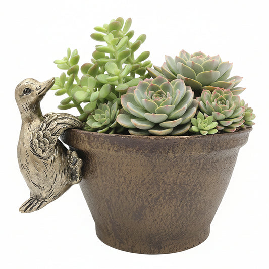 Duck Pot Sitter Hanger Set of 2 - Planter Pot Decor