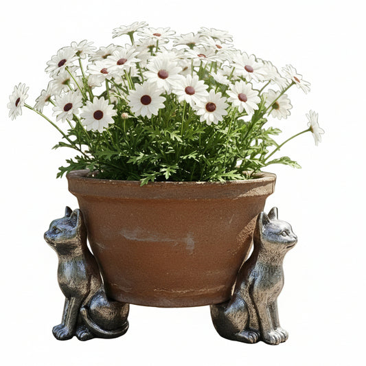 Cat Kitty Pot Feet Set of 3 - Planter Pot Raisers