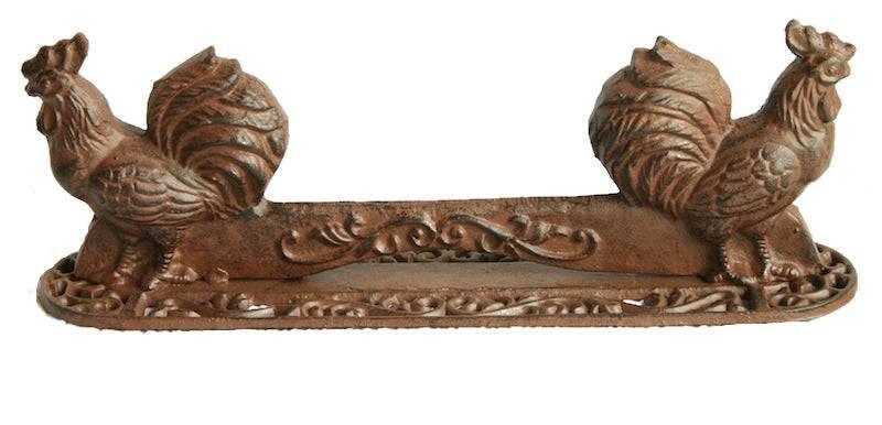 Rooster Door Shoe Scraper Scrape - The Renmy Store Homewares & Gifts