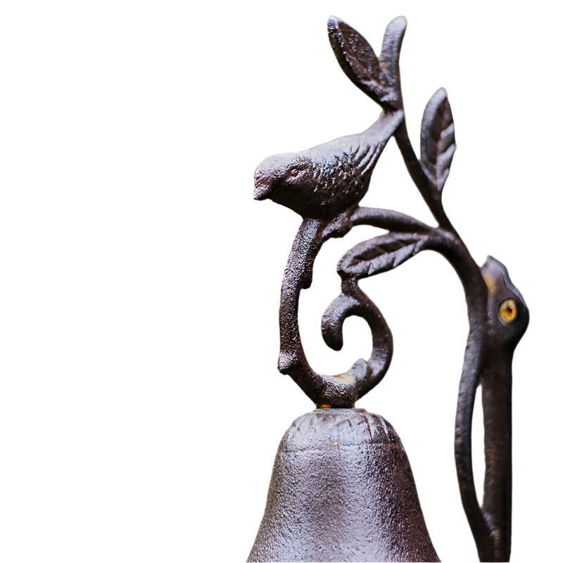 Doorbell Door Bell Cast Iron Bird Leaf Style - The Renmy Store Homewares & Gifts