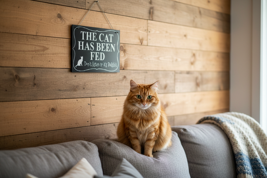 Cat Has Been Fed - Living Room
