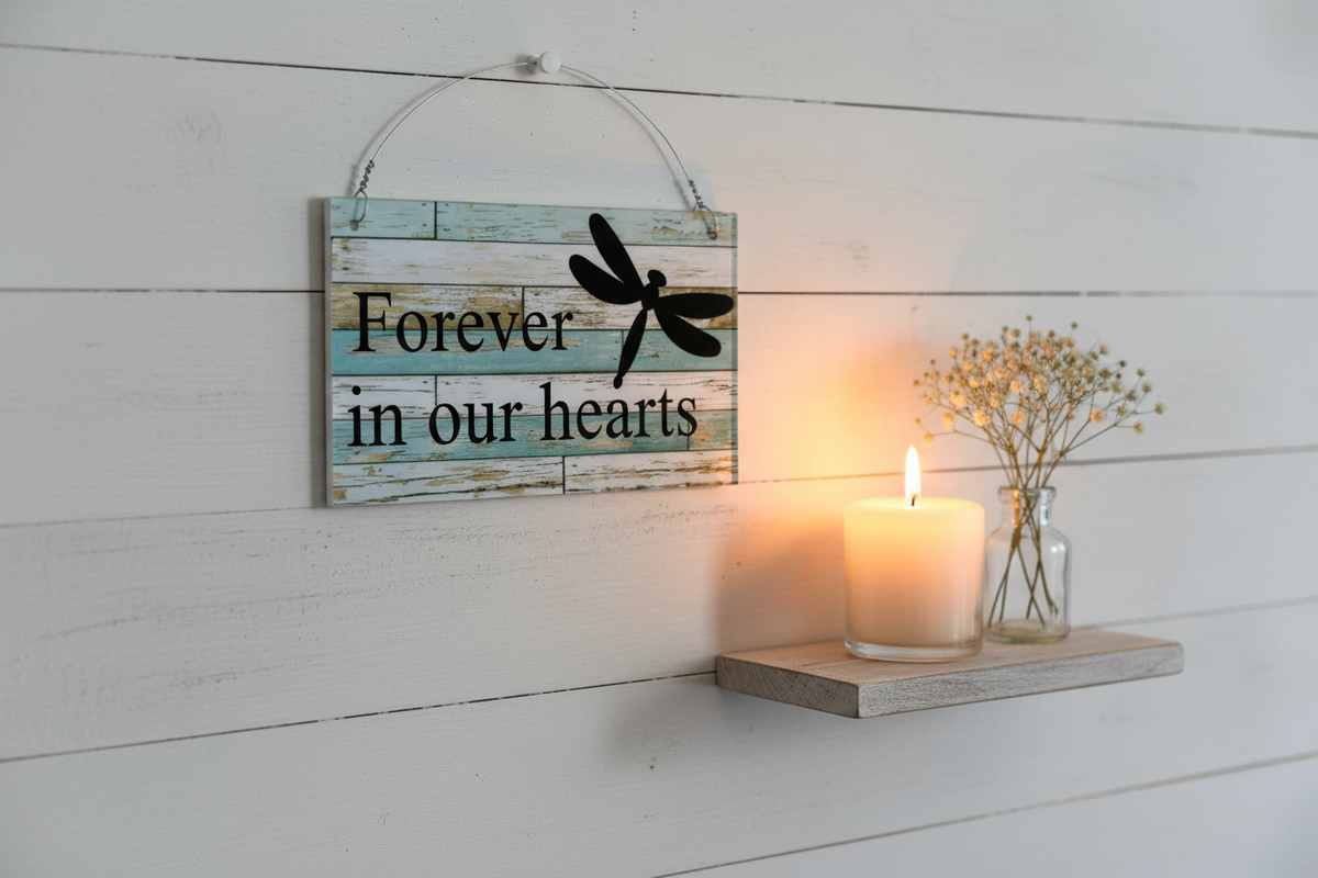 Dragonfly Sign Memorial Indoor Lifestyle