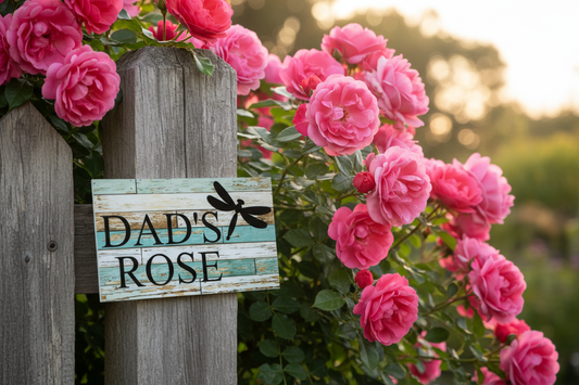 Dragonfly Sign Rose Garden Lifestyle