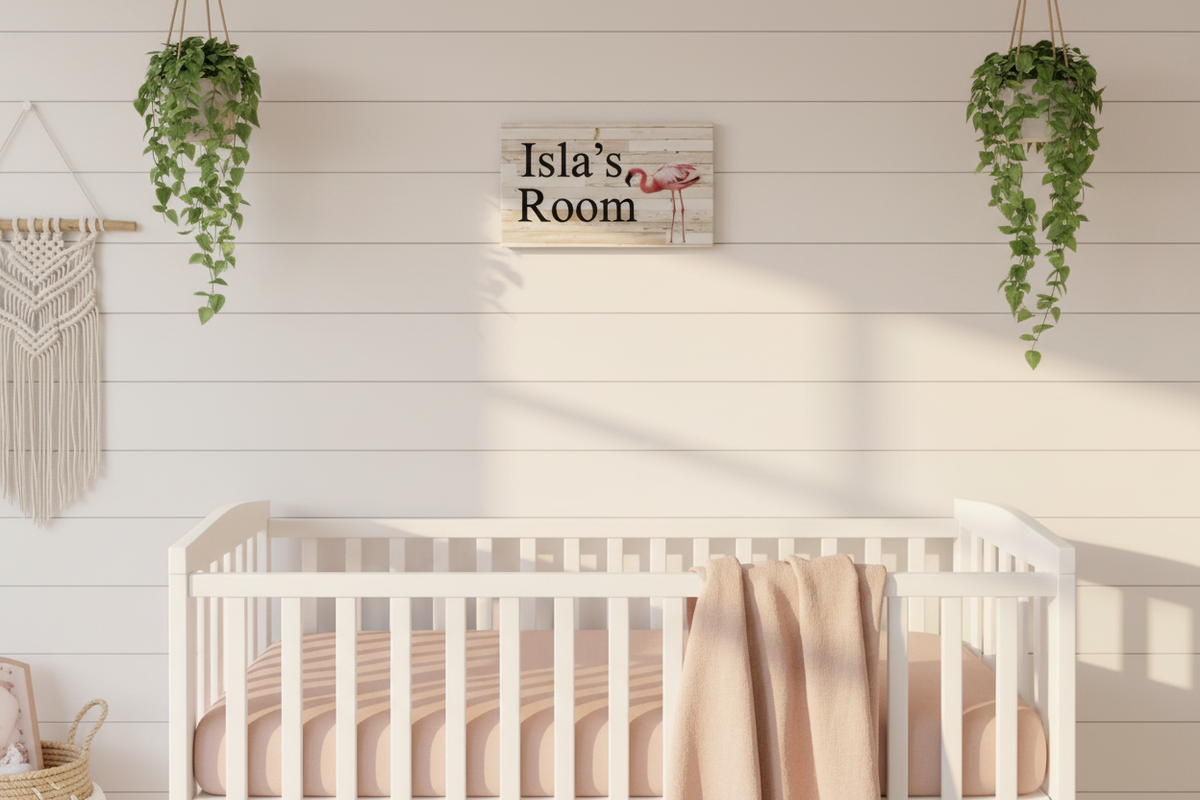 Flamingo Sign Nursery