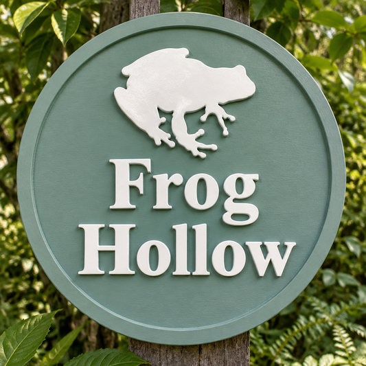 Frog Hollow sign preview