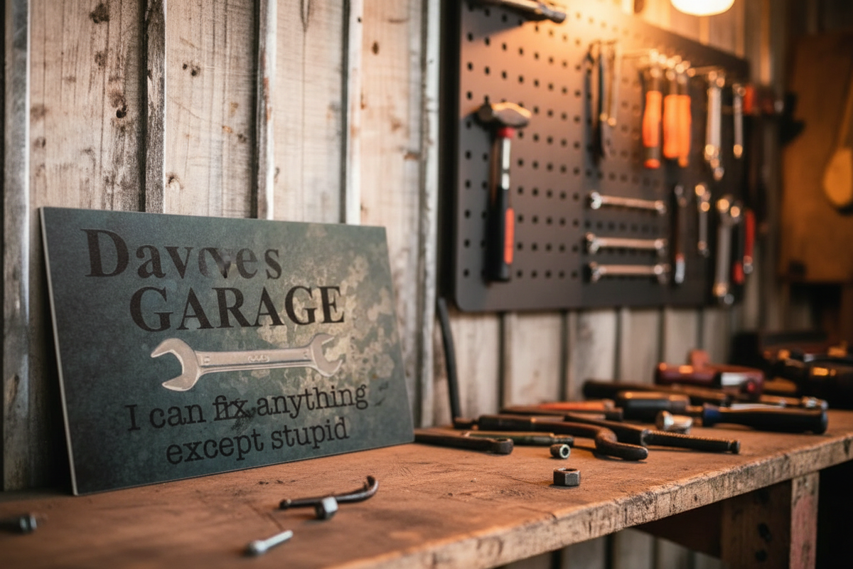 Garage Sign Workshop