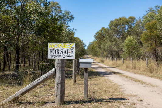 Honey For Sale - Roadside