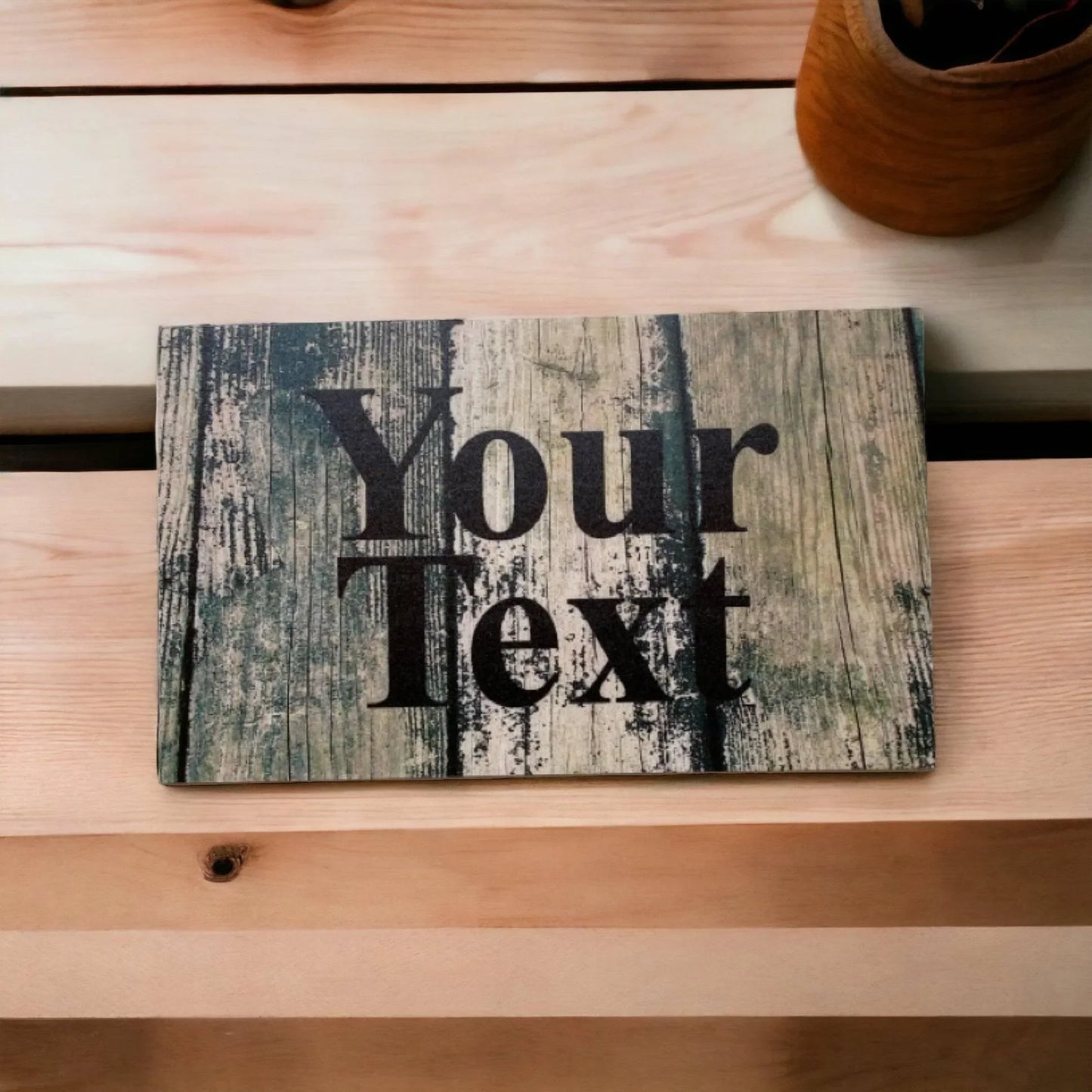 Rustic Farmhouse Black Persoanlsied Custom Sign - The Renmy Store Homewares & Gifts