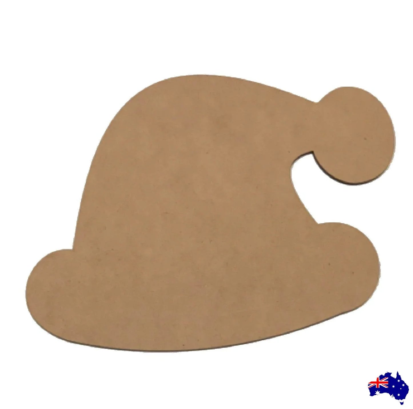 Santa Hat Christmas Raw MDF Wooden DIY Craft - The Renmy Store Homewares & Gifts