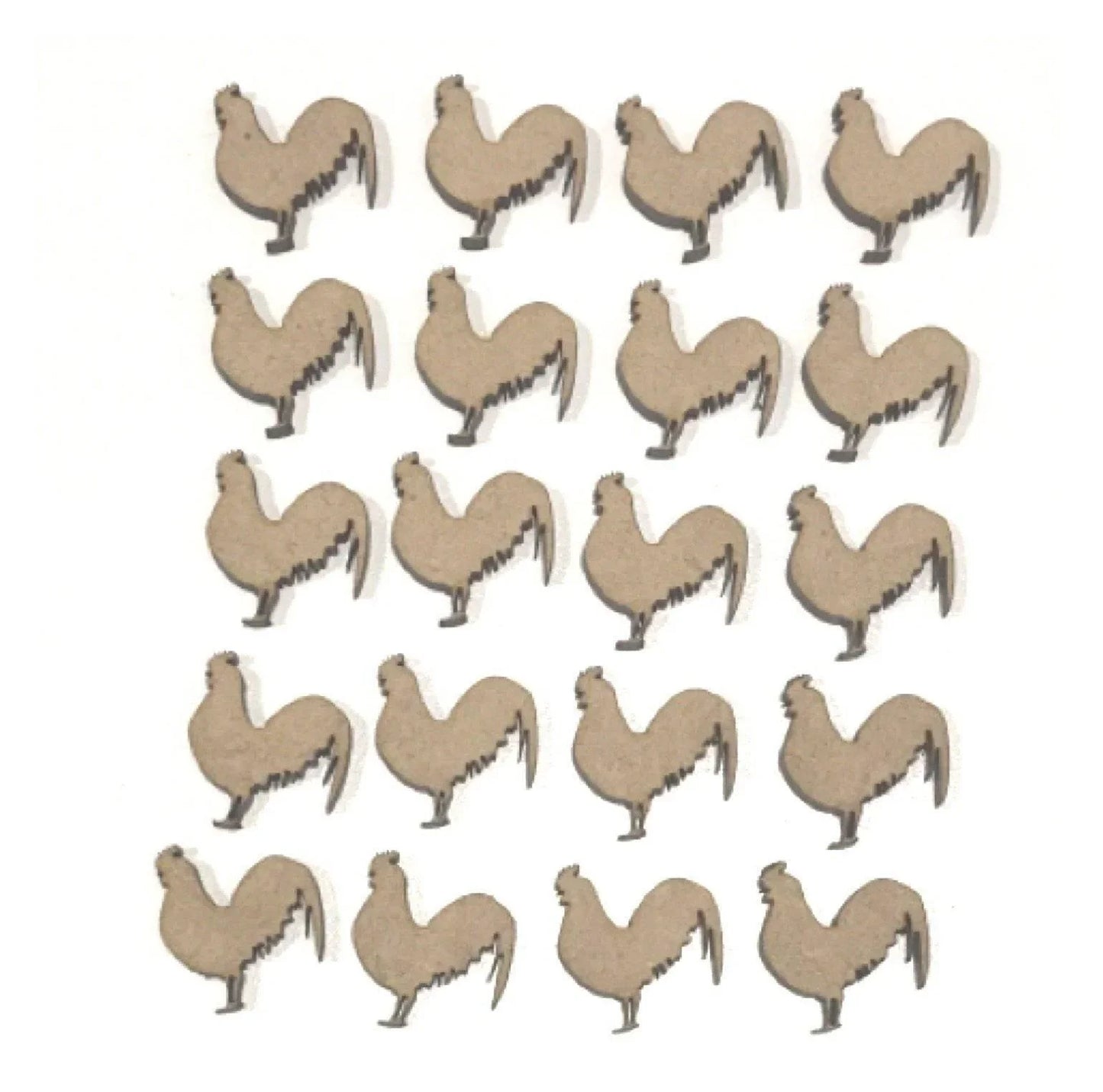 Rooster Country Raw MDF Wooden DIY Craft - The Renmy Store Homewares & Gifts