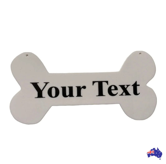 Bone Personalised Custom Pet Dog Sign - The Renmy Store Homewares & Gifts