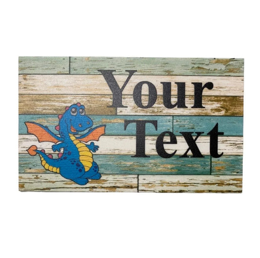 Dragon Magic Cutie Custom Wording Text Sign - The Renmy Store Homewares & Gifts