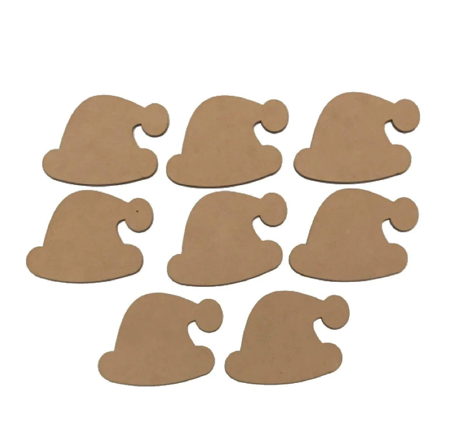 Santa Hat Raw MDF Wooden DIY Craft - The Renmy Store Homewares & Gifts