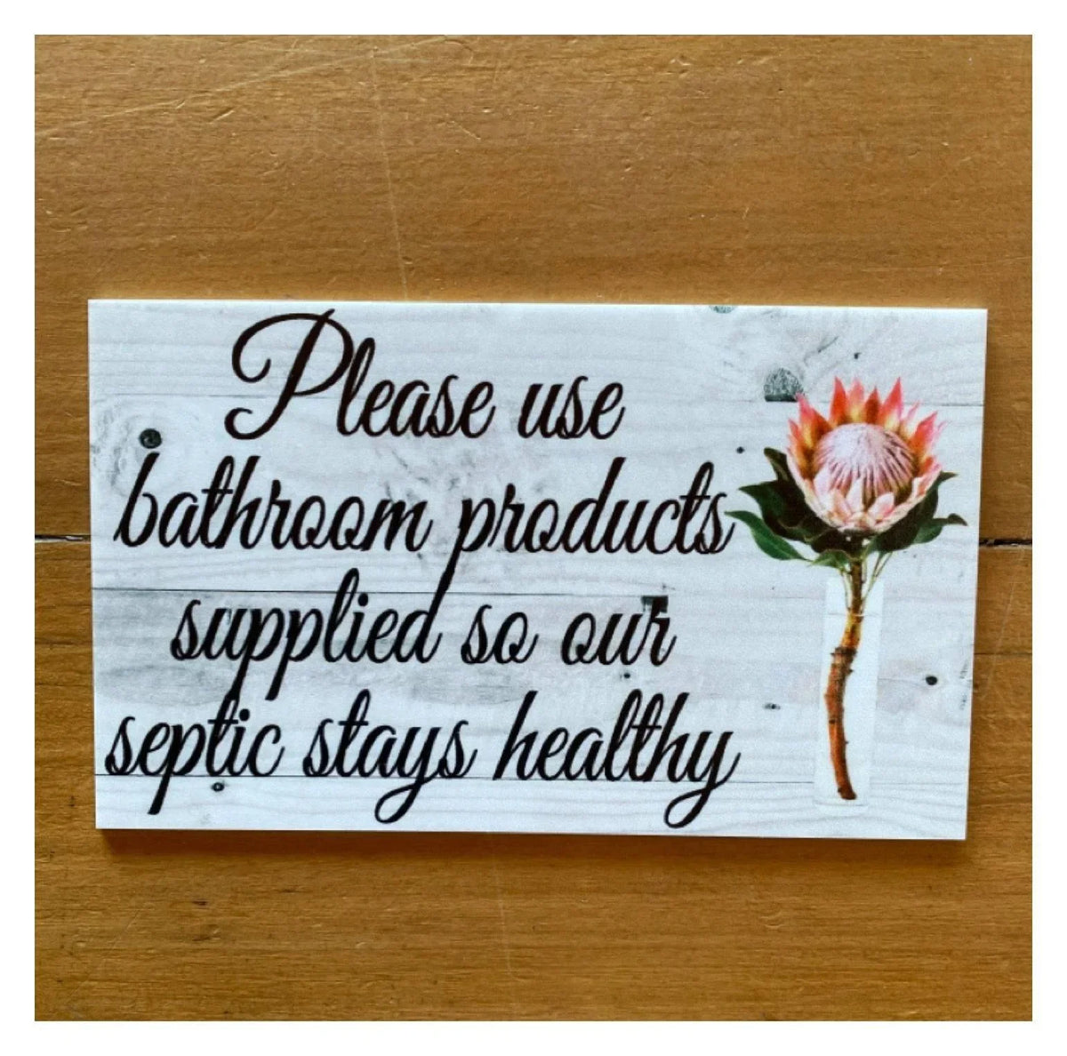 Protea Custom Personalised House Garden Sign - The Renmy Store Homewares & Gifts