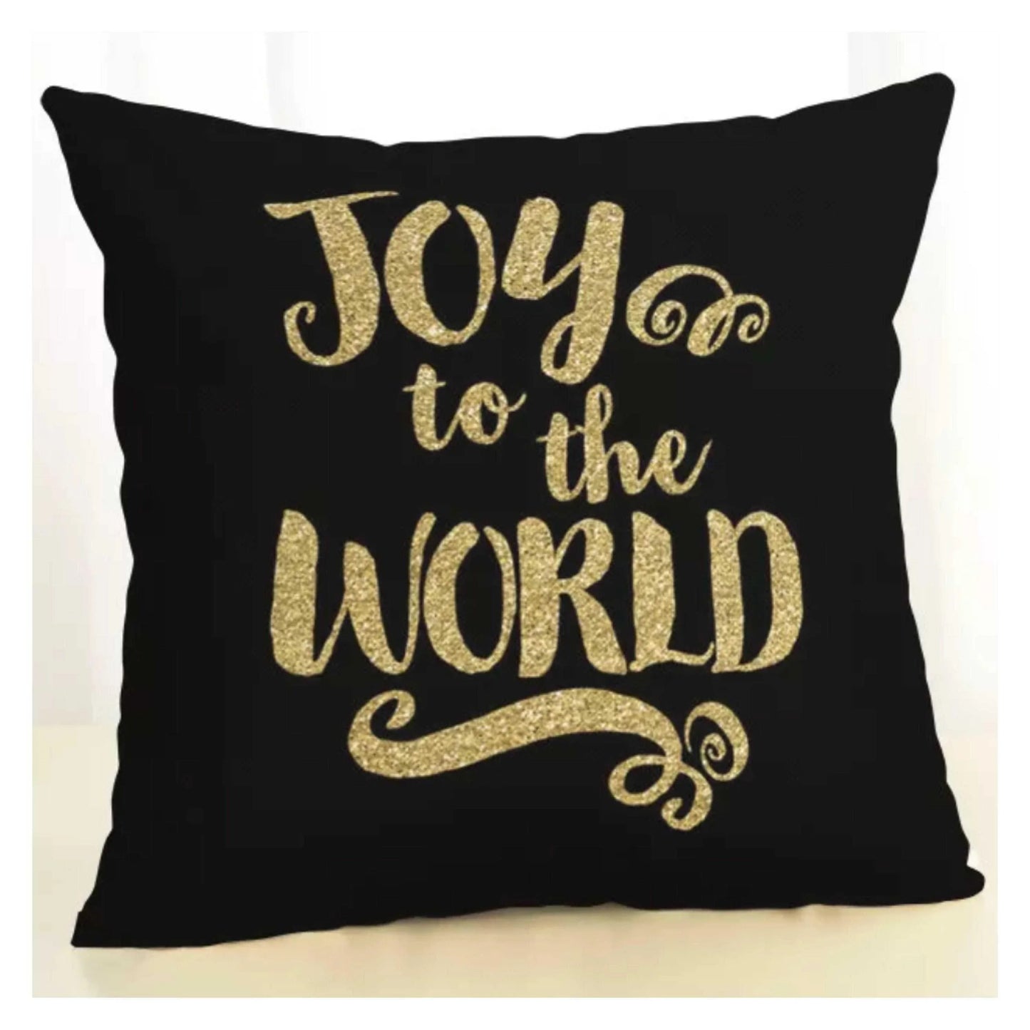 Cushion Pillow Joy To The World Christmas - The Renmy Store Homewares & Gifts
