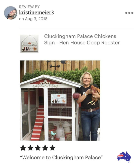 Cluckingham Palace Chicken Coop Sign - The Renmy Store Homewares & Gifts