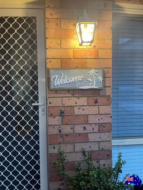 Welcome Sign Rustic Vintage MDF Wood DIY Art Craft - The Renmy Store Homewares & Gifts