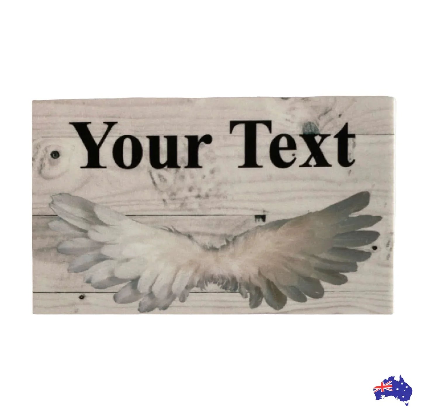 Angel Wings Custom Personalised Shabby Sign - The Renmy Store Homewares & Gifts
