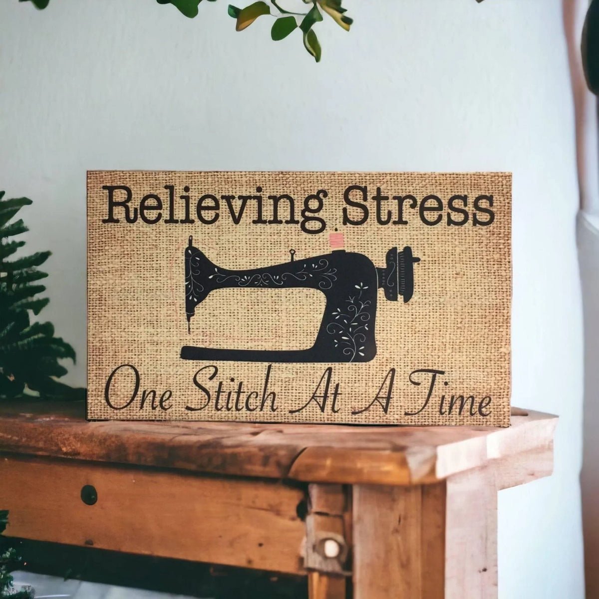 Sewing Machine Vintage Room Sign - The Renmy Store Homewares & Gifts