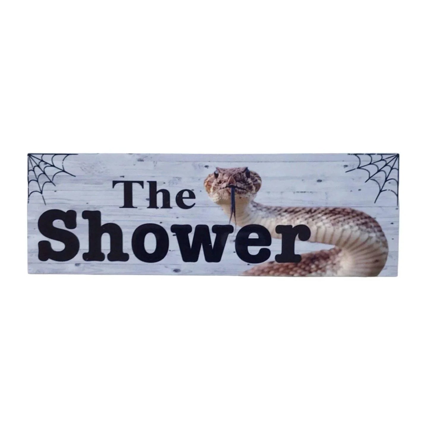 The Shower with Snake Outback Sign - The Renmy Store Homewares & Gifts
