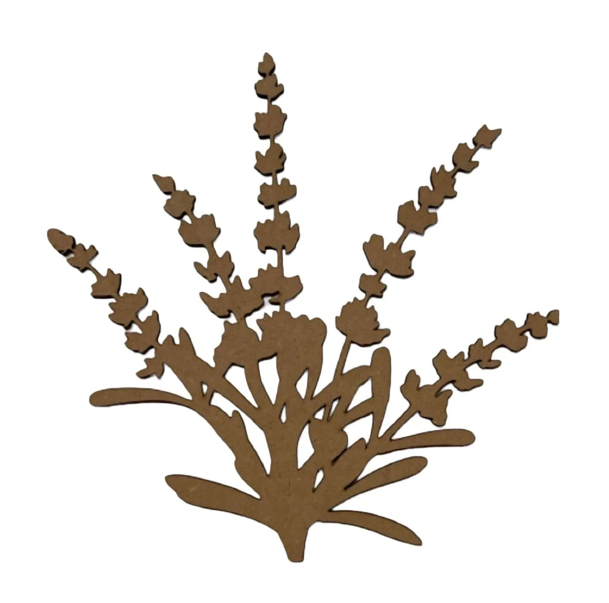 Lavender Flower Wooden MDF Acrylic Metal Steel Laser Cut Shape - The Renmy Store Homewares & Gifts