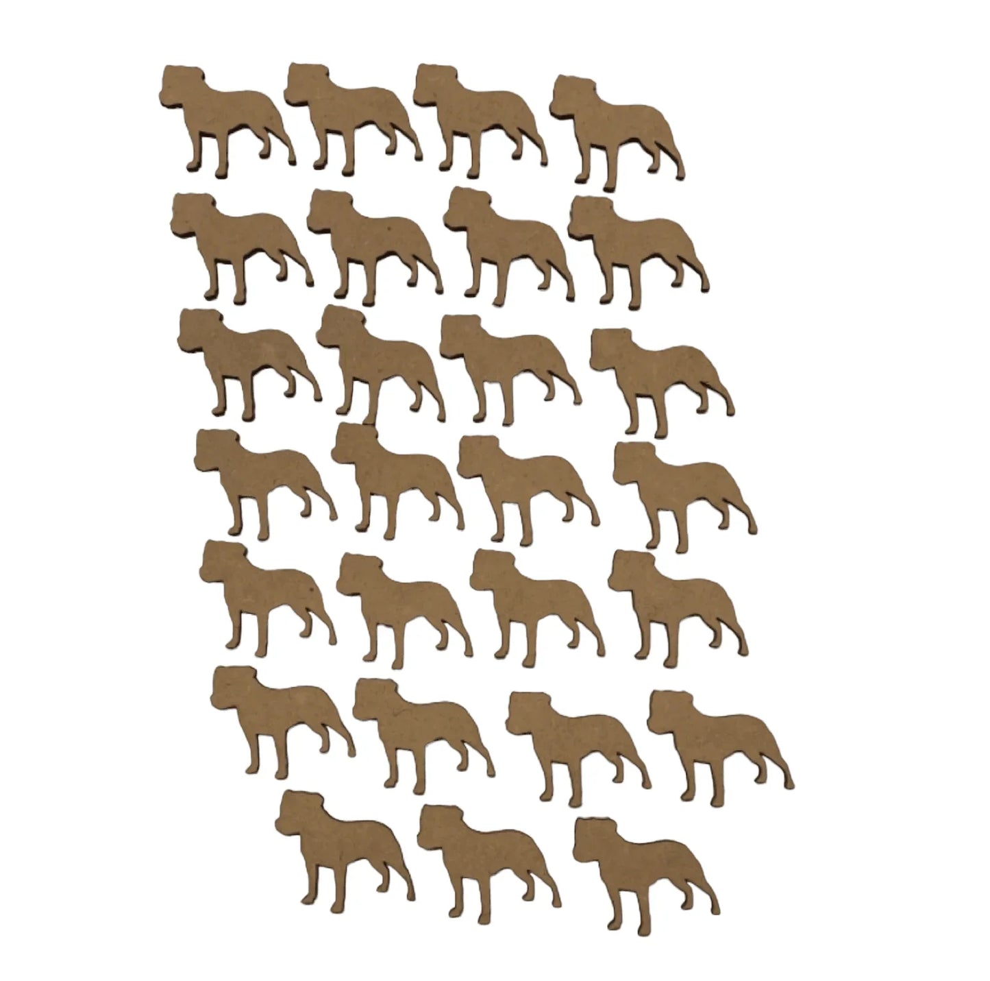 Dog Staffordshire Bull Terrier Staffy Female MDF DIY Raw Cut Out Art Craft - The Renmy Store Homewares & Gifts