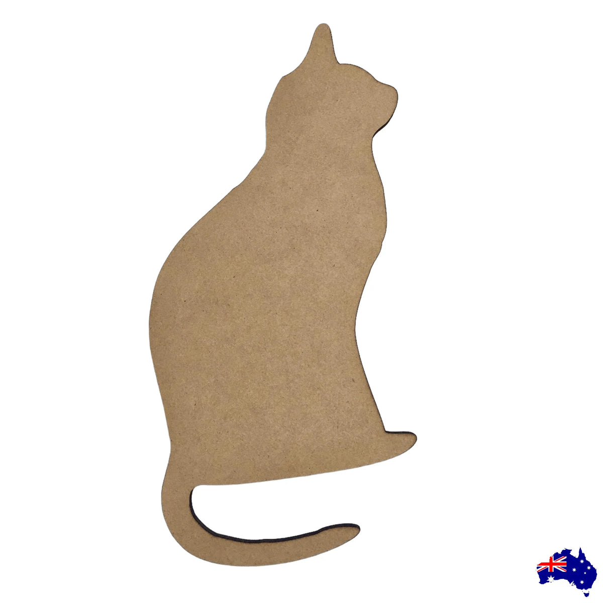 Cat kitty Cats MDF Shape Raw Cut Out Art - The Renmy Store Homewares & Gifts
