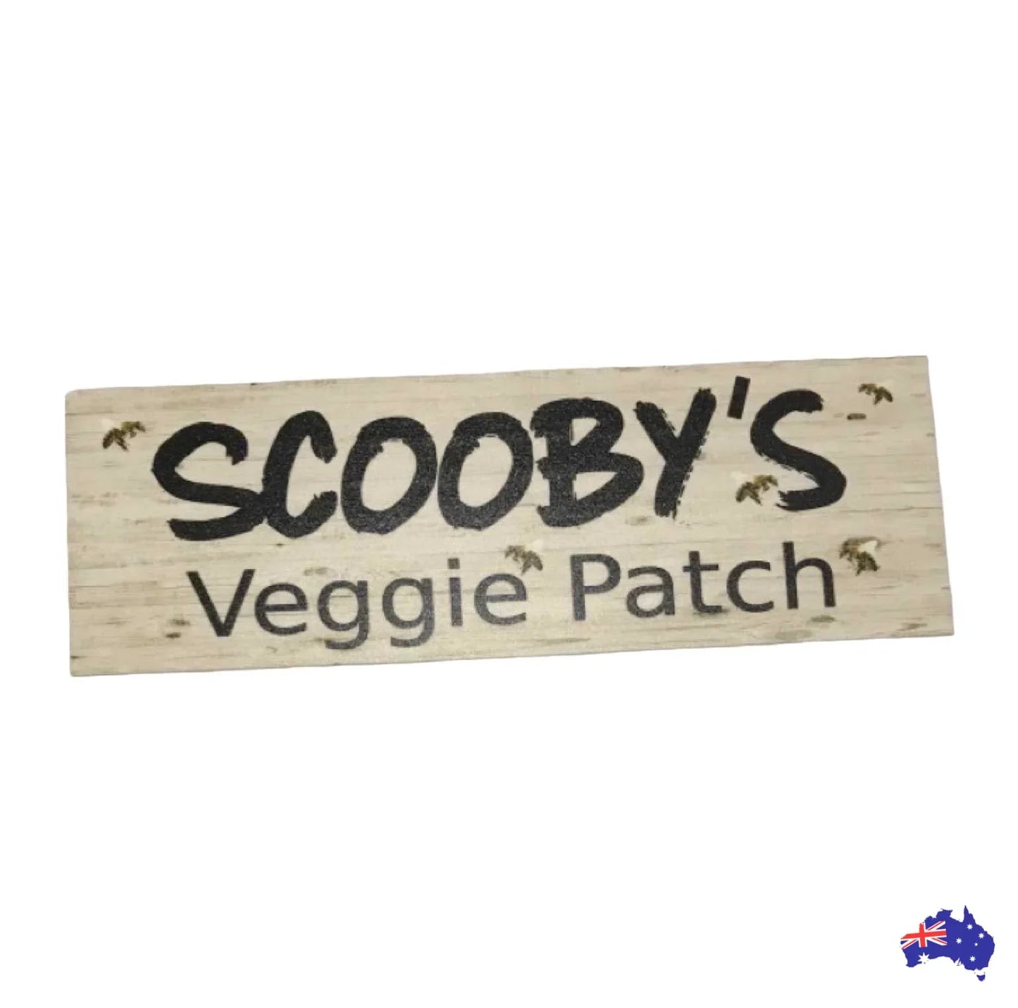 Custom Veggie Patch Garden Bees Sign - The Renmy Store Homewares & Gifts