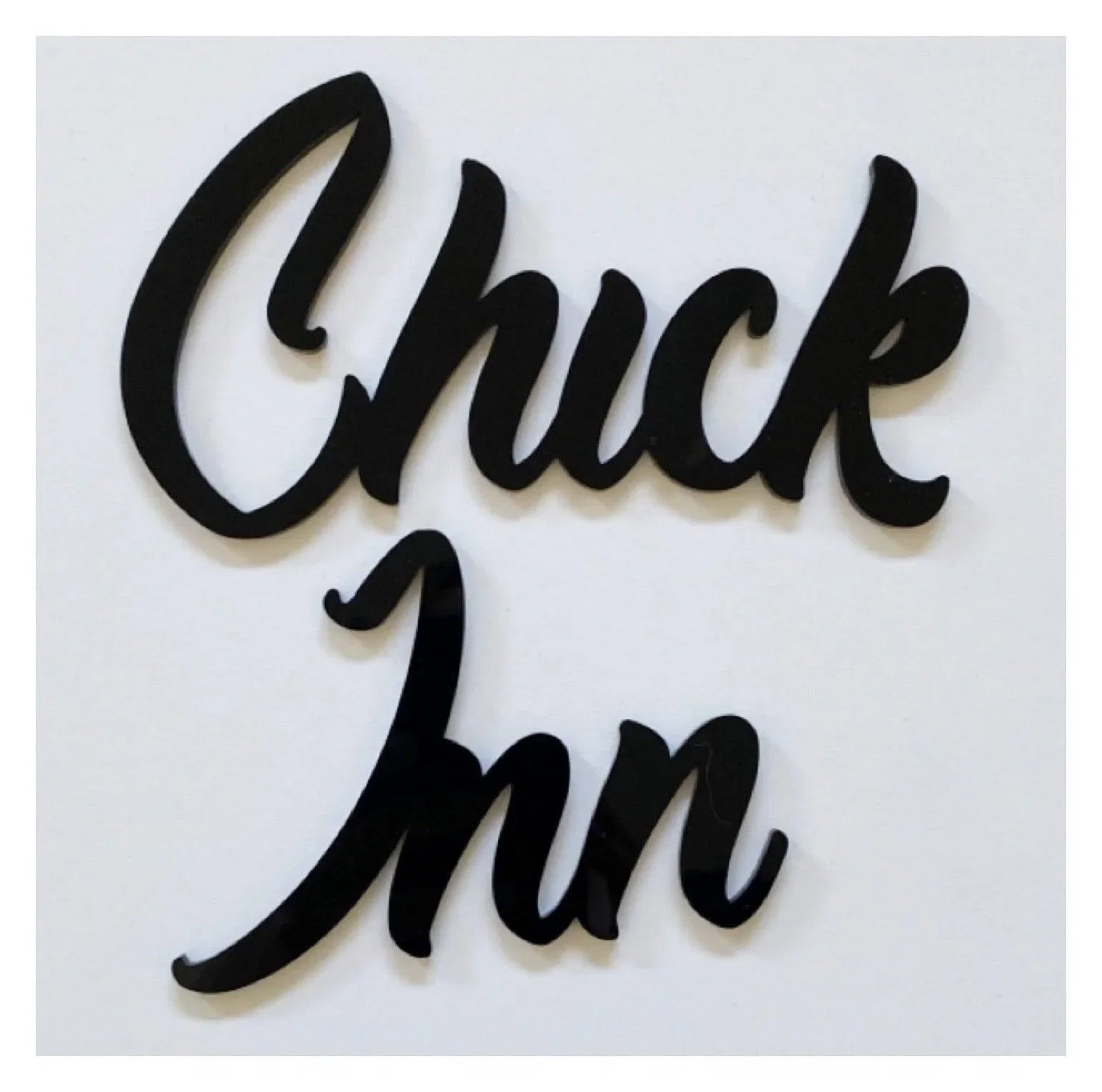 Chick Inn Coop Chicken Hen House Word Acrylic - The Renmy Store Homewares & Gifts