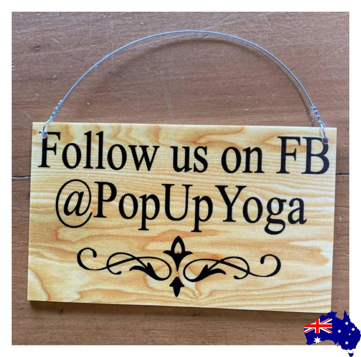 Timber Style Your Text Custom Wording Sign - The Renmy Store Homewares & Gifts